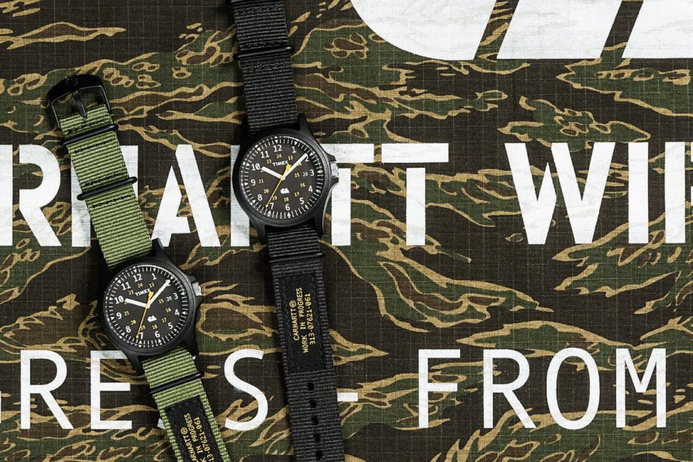 carhartt wip timex acadia 1 - Timex e Carhartt WIP colaboram em relógios militaristas
