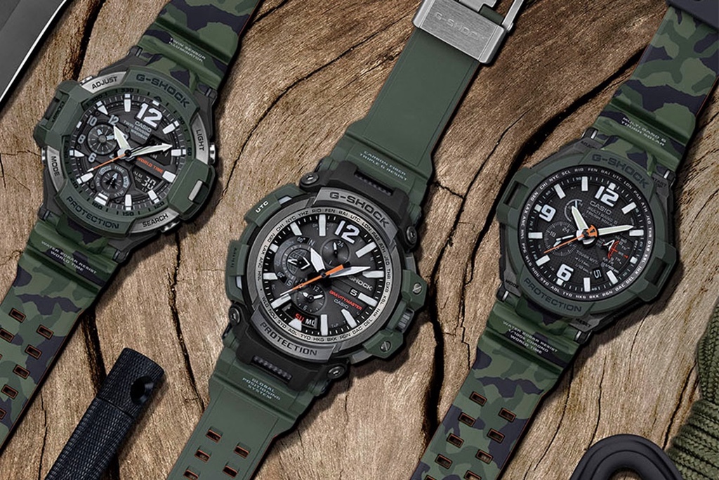 g shock master serie olive drab 01 - G-Shock lança série de relógios inspirados em jaqueta militar