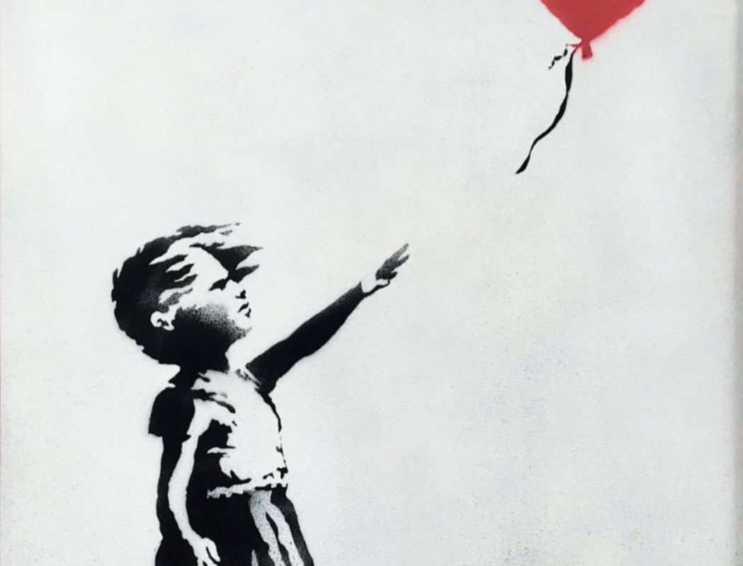 banksy destroi pintura apos ser leiloada 1 1049x800 - Banksy destrói pintura após ser leiloada por 5 milhões de reais