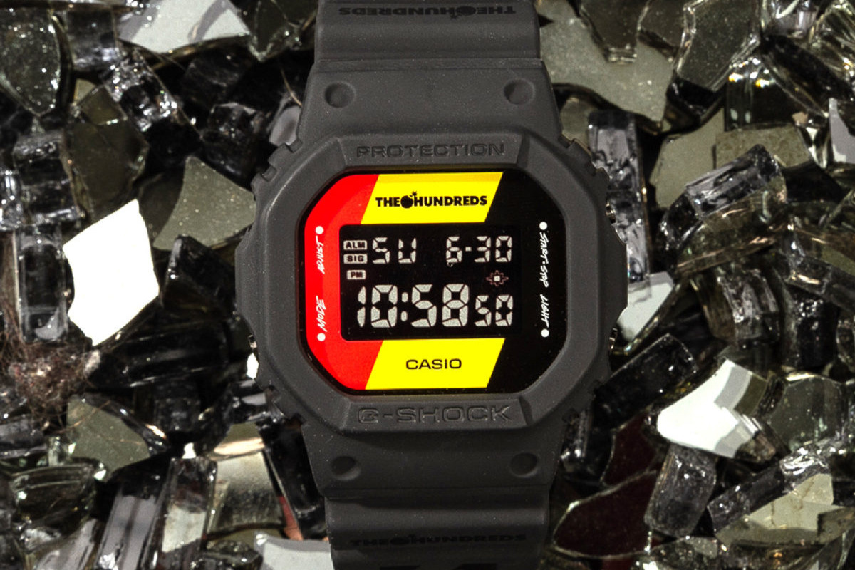 g shock the hundreds dw5600hdr 00 - G-Shock traz collab com The Hundreds para o Brasil