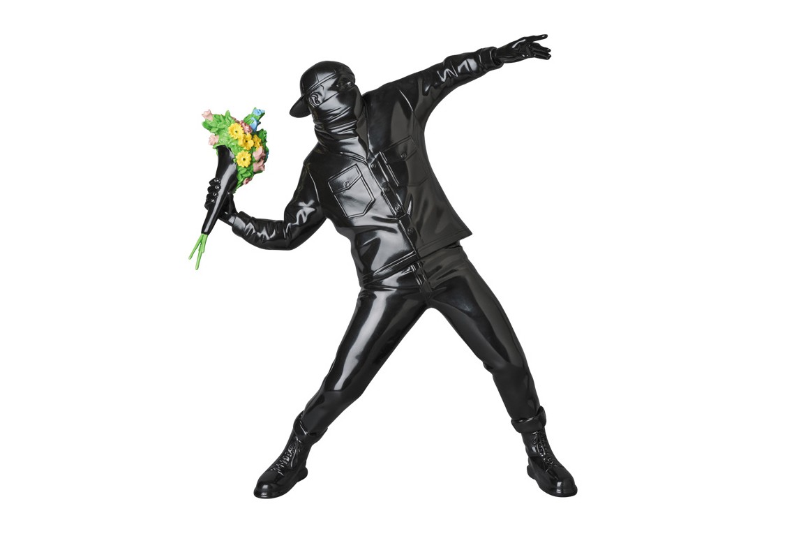 medicom toys brandalism banksy flower bomber figure 01 - Medicom e Brandalism vão lançar nova figura de Banksy