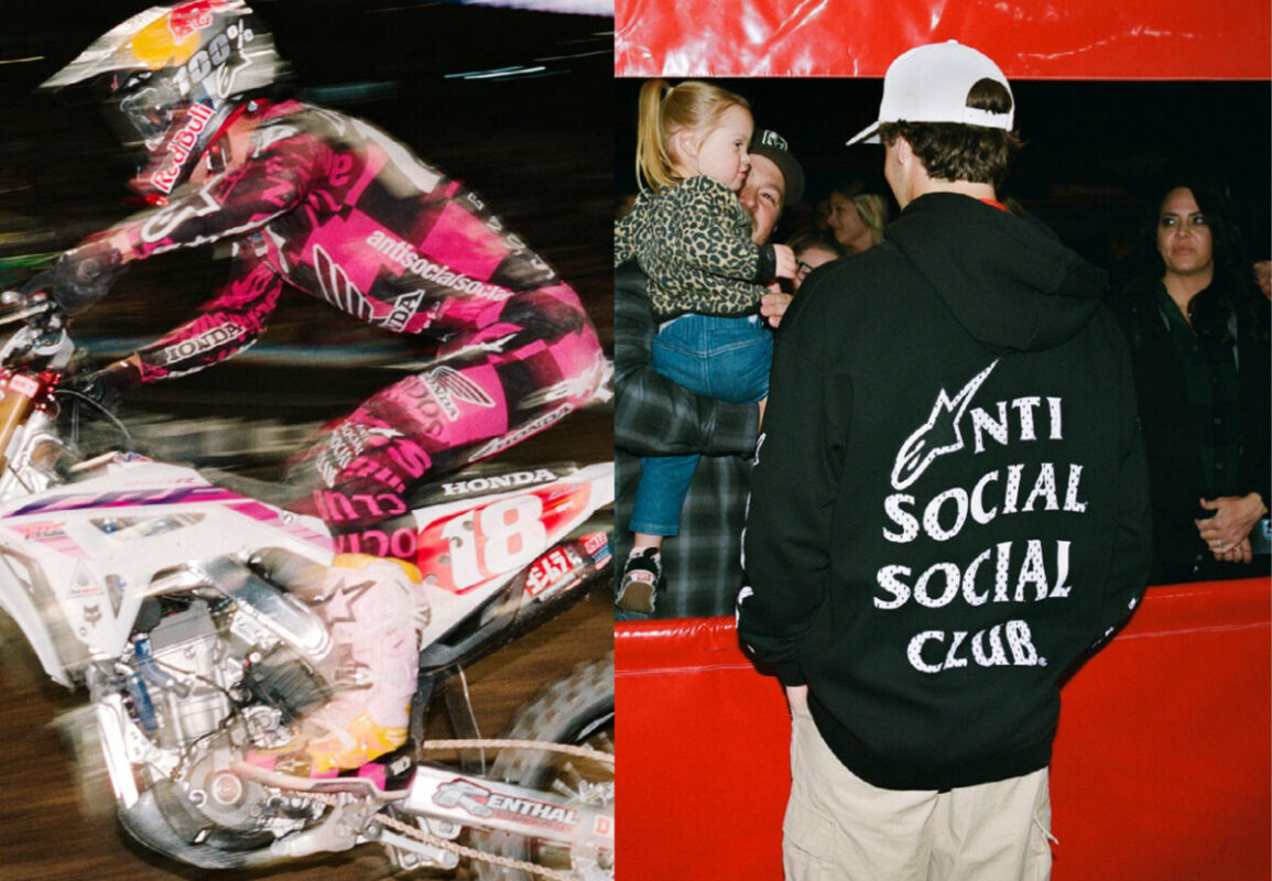 streetwear brasil anti social social club alpinestars supercross collab 2023 00 1155x800 - Anti Social Social Club acelera na lama em parceria com Alpinestars
